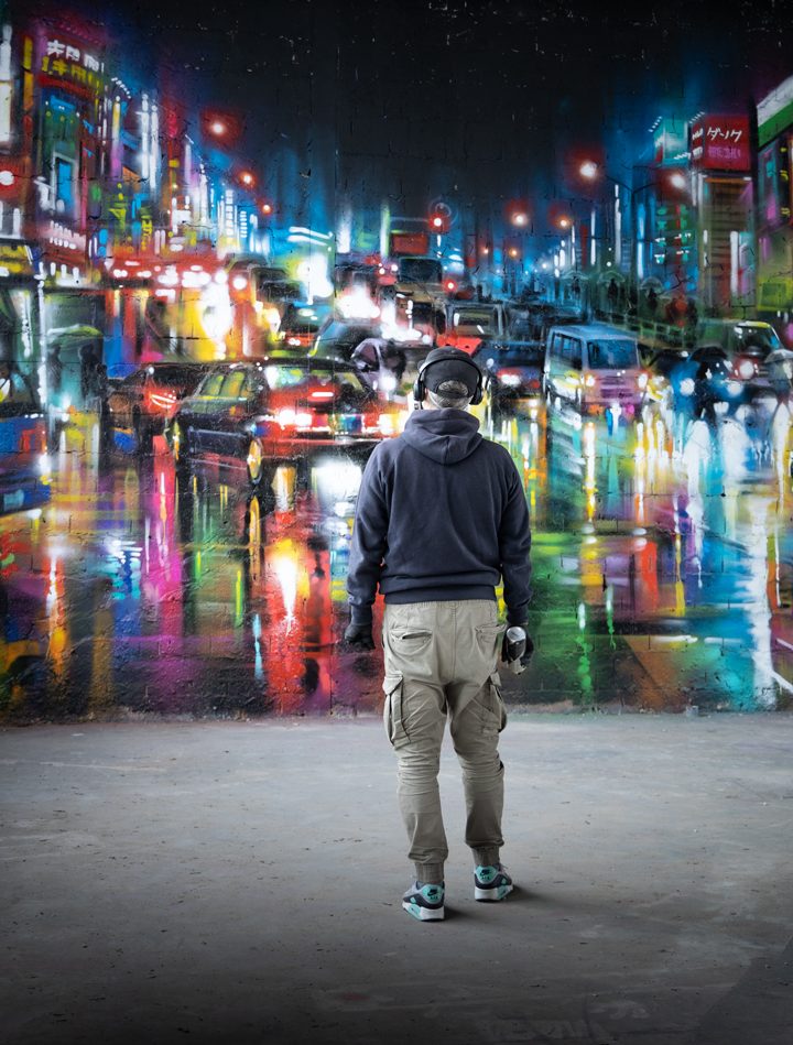 Streetart auf dem Teufelsberg Fotograf Hendrik Wolter